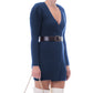 Elisabetta Franchi Blue Wool Dress