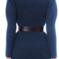 Elisabetta Franchi Blue Wool Dress
