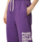 Pharmacy Industry Purple Cotton Jeans & Pant