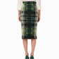 Elisabetta Franchi Green Acrylic Skirt