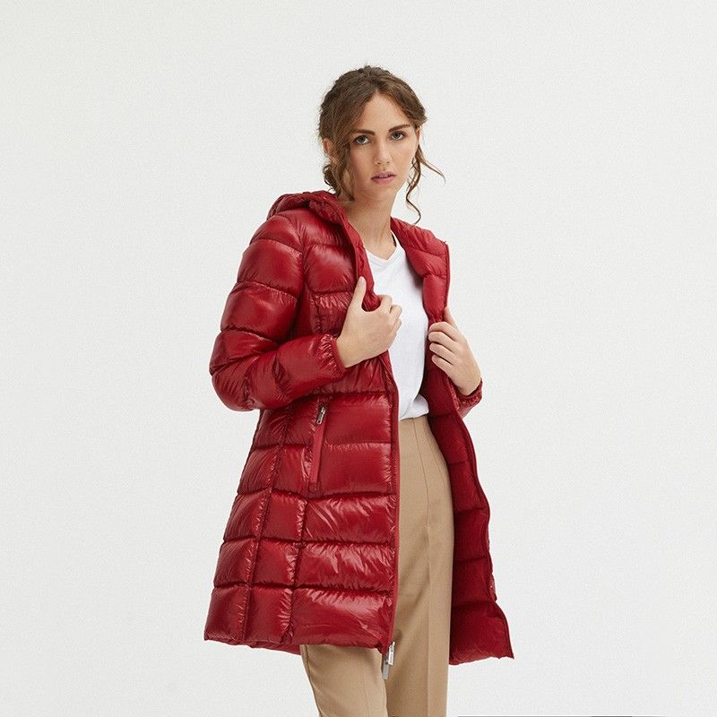 Centogrammi Red Nylon Jackets & Coat