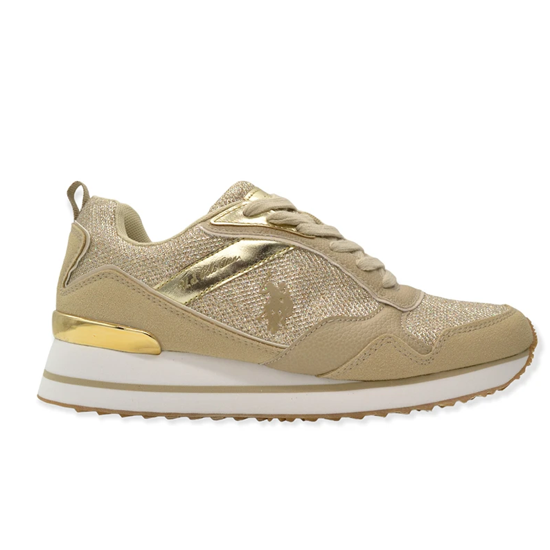 US POLO ASSN. 베이지 스니커즈
