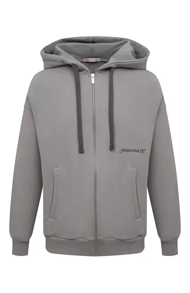 Hinnominate Gray Cotton Sweater