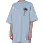 Comme Des Fuckdown Light Blue Cotton Dress