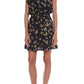 Love Moschino Black Cupro Dress