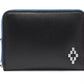 Marcelo Burlon Black Leather Wallet