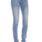 Love Moschino Blue Cotton Jeans & Pant