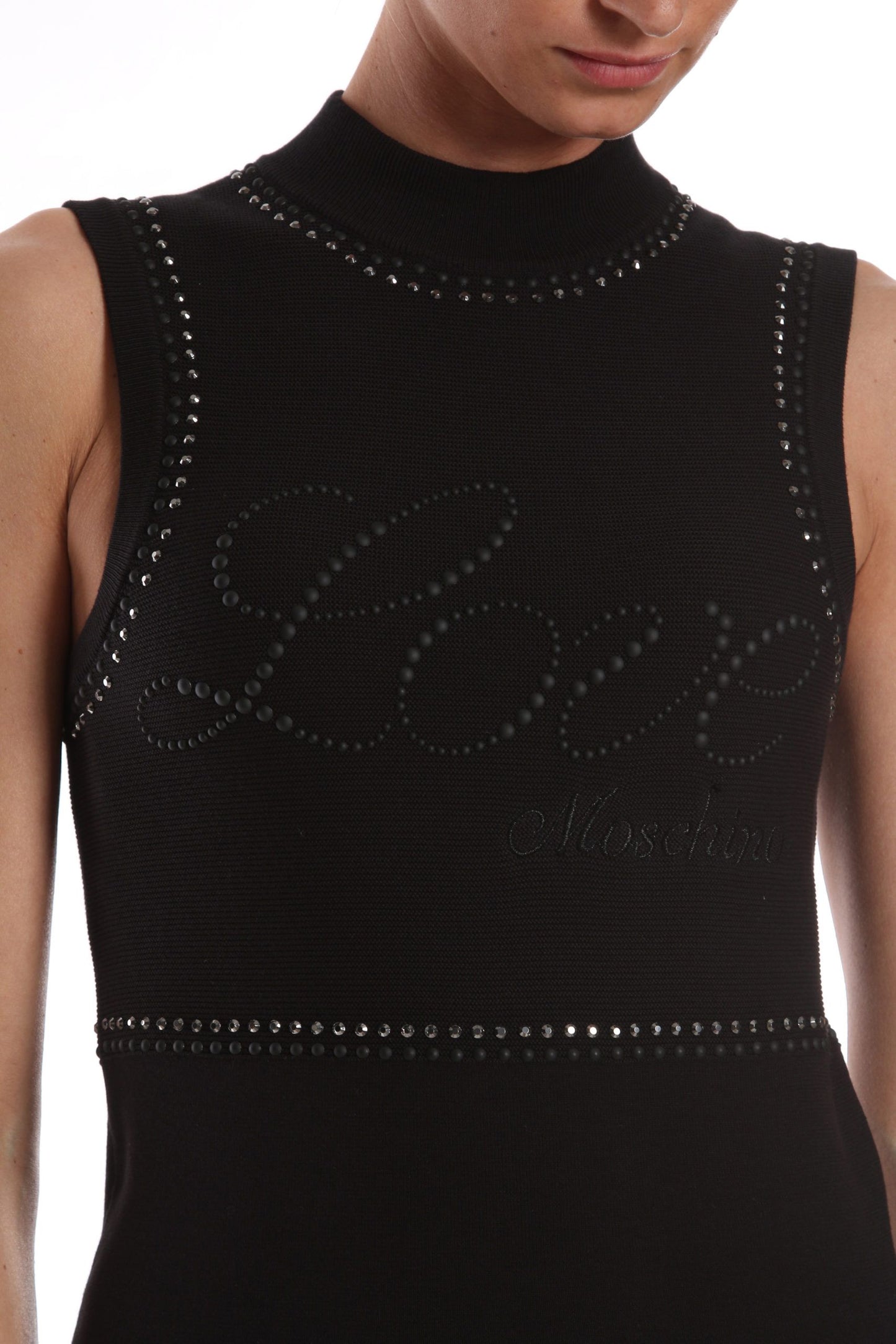 Love Moschino Black Cotton Dress