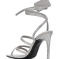 Off-White Gray Calfskin Sandal