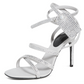 Off-White Gray Calfskin Sandal