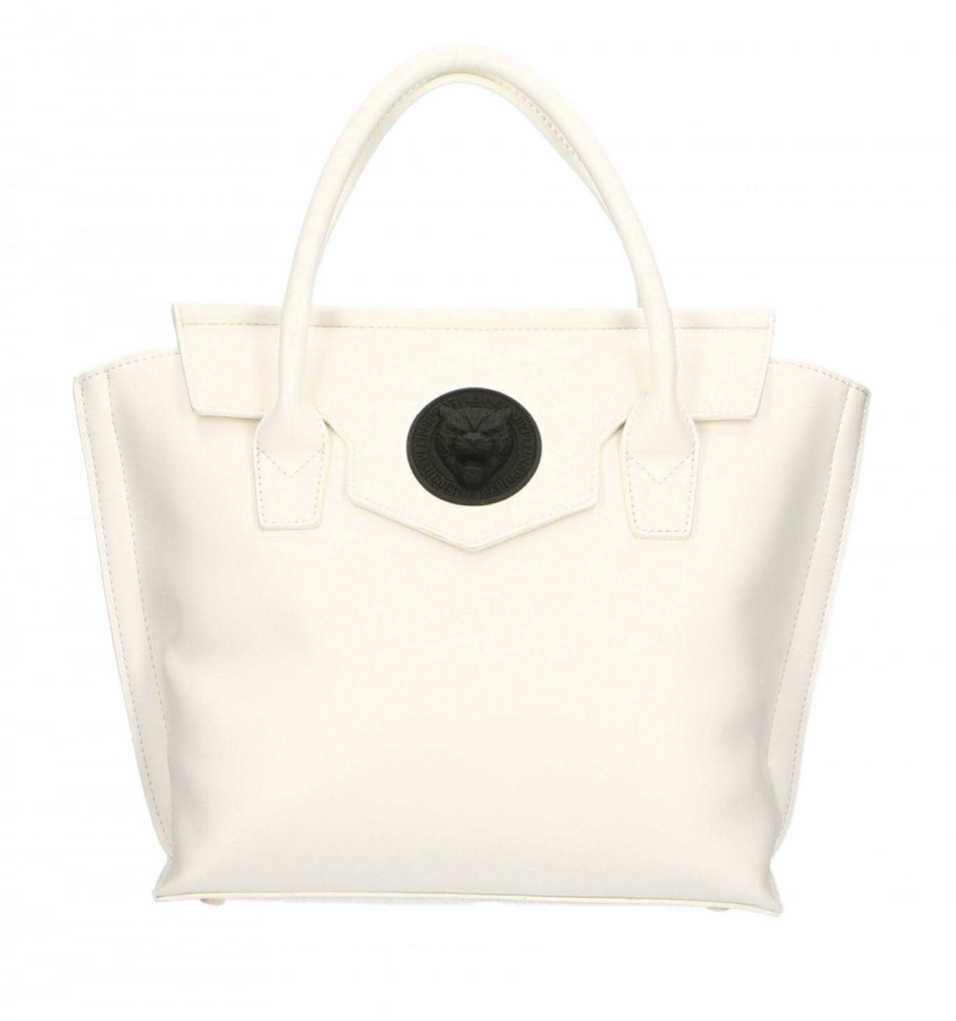 Plein Sport White Polyurethane Handbag