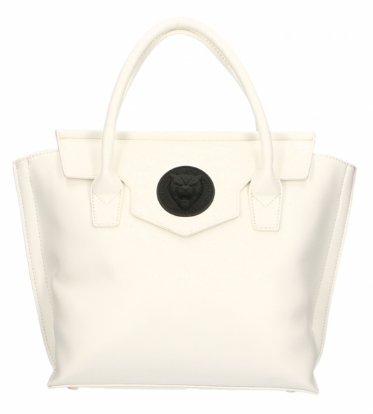 Plein Sport White Polyurethane Handbag