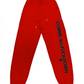 Comme Des Fuckdown Red Cotton Jeans & Pant