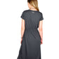 Imperfect Black Cotton Dress