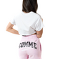 Comme Des Fuckdown Pink Cotton Short