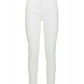 Imperfect White Cotton Jeans & Pant