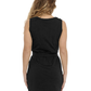Imperfect Black Cotton Dress