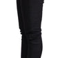 Acht Blue Cotton Low Waist Slim Fit Denim Women Trouser Jeans