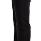 Ermanno Scervino Black Washed Straight Denim Trouser Cotton Jeans