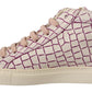 HIDE & JACK White Bordeaux Leather Casual Lace Up Sneakers Shoes