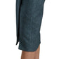 Koonhor Blue High Waist Pencil Straight Wrap Style Skirt