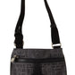 WAYFARER Gray Printed Logo Shoulder Crossbody Purse Bag