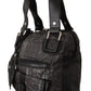 WAYFARER Black Printed Logo Shoulder Handbag Purse Bag