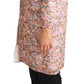 Dolce & Gabbana Multicolor Floral Print Silk Trench Coat Jacket