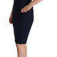 John Galliano Navy Blue Sleeveless Sheath Knee Length Dress