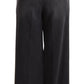 Dolce & Gabbana Gray Washed Mid Waist Wide Leg Denim Jeans