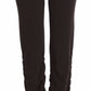Ermanno Scervino Brown Stretch Casual Trousers Pants