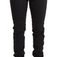 PINKO Black Cotton Stretch Skinny Mid Waist Women Denim Jeans