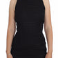 DAIZY SHELY Black Sheath Party Evening Knee Length Dress