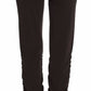 Ermanno Scervino Brown Stretch Casual Trousers Pants