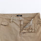 Costume National Beige Straight Leg Denim Pants Stretch Jeans