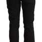 Just Cavalli Black Mid Waist Denim Cotton Skinny Jeans