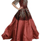 Dolce & Gabbana Crystal Chandelier Silk Princess Gown Dress