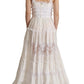 Dolce & Gabbana White Cotton Tiered Long Maxi A-line Dress