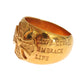 Nialaya Gold Plated 925 Silver Ring