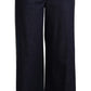 Dolce & Gabbana Dark Blue Crystal Embellished Flare Jeans