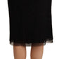 Dolce & Gabbana Black Lace High Waist Pencil Cut Skirt
