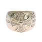 Nialaya Silver Cross Womens 925 Sterling Ring