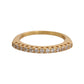 Nialaya Gold Authentic Womens Clear CZ Gold 925 Silver Ring