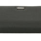 Dolce & Gabbana Gray Leather Zipper Continental Bill Card Coin Wallet