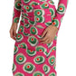 Dolce & Gabbana Pink Silk Cup Cake Sheath Stretch  Dress