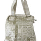 WAYFARER White Printed Handbag Shoulder Fabric Purse