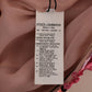 Dolce & Gabbana Pink Floral Sequined Crystal Gown Dress