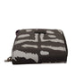 Dolce & Gabbana Black Tiger Leather Mini Bifold Sling Purse Wallet