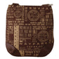 WAYFARER Brown Printed Logo Shoulder Crossbody Purse Bag