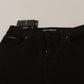 Dolce & Gabbana Black Skinny Slim Denim Cotton Stretch Jeans